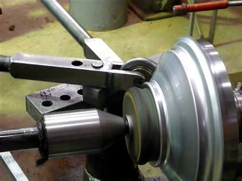 spinning operation in sheet metal|tool rest for metal spinning.